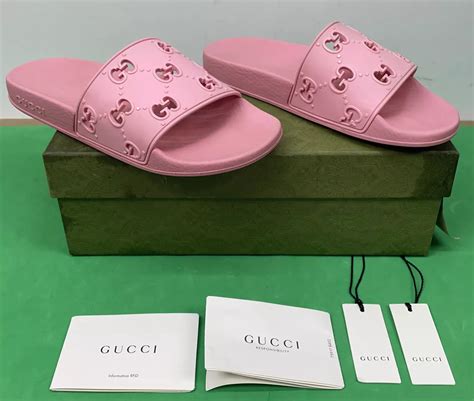 gucci rubber pursuit g slides|size 14 gucci slides.